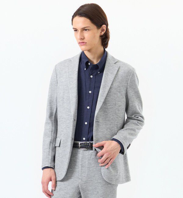 MACKINTOSH PHILOSOPHY「起毛ブリスター イージージャケット」|テーラードジャケット|グレー