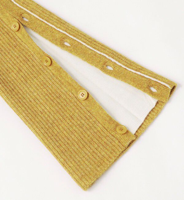  「キャメル混パイピングプルオーバー」|ニット・セーター|