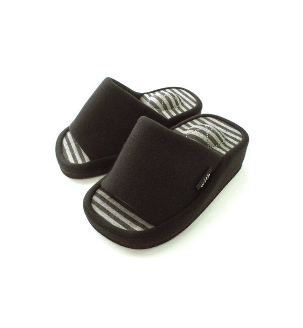 TOKYO DESIGN CHANNEL「with ﾀﾞｲｴｯﾄ」|ルームシューズ|ブラック
