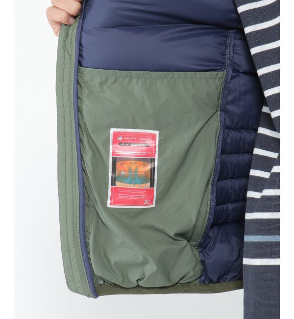 ikka「MIZUNO ミズノ ブレスサーモライトダウンジャケット」|ブルゾン・スタジャン|