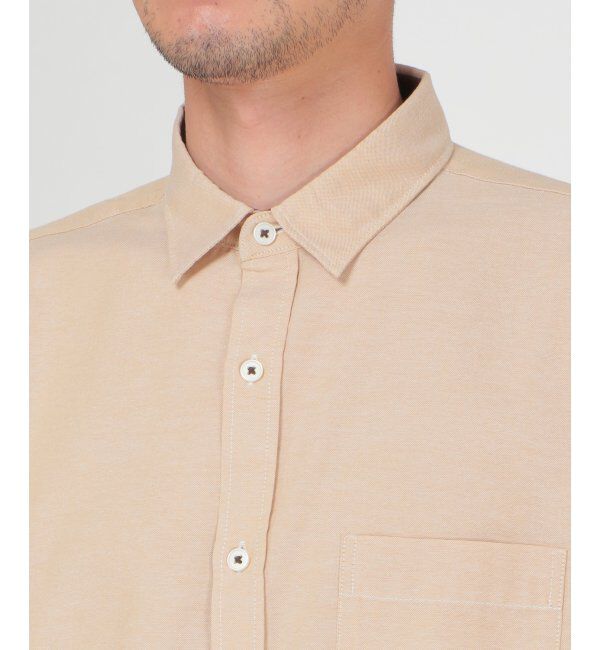 ikka「7分オックス裾切り替えシャツ」|シャツ・ブラウス|