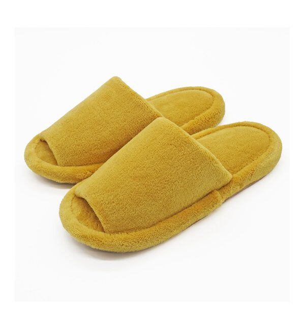 TOKYO DESIGN CHANNEL「マイクロファイバー外縫いスリッパ」|ルームシューズ|イエロー