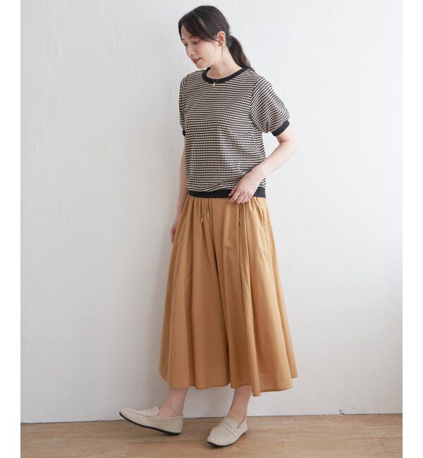 ikka「ハニカム柄ジャガードカットソー」|その他|