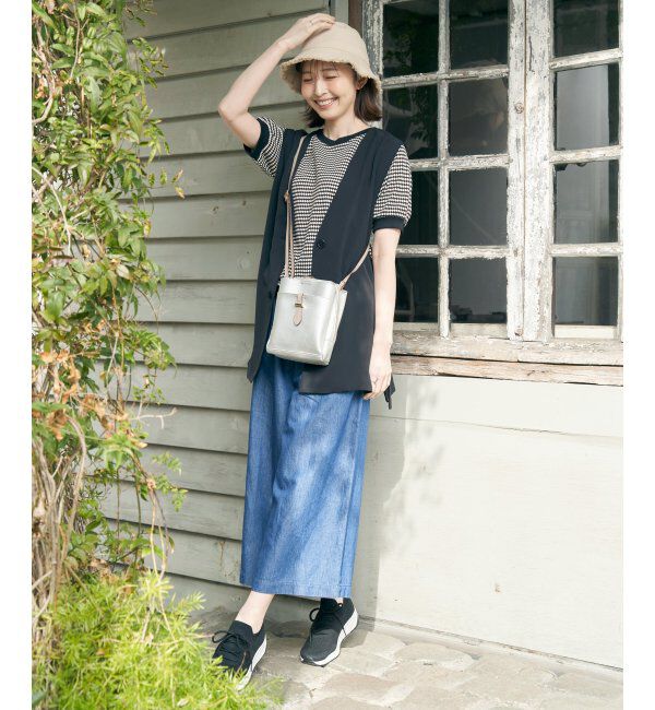 ikka「ハニカム柄ジャガードカットソー」|その他|