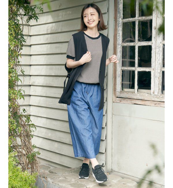 ikka「ハニカム柄ジャガードカットソー」|その他|