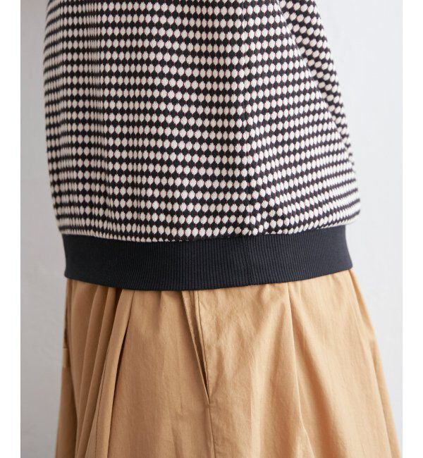 ikka「ハニカム柄ジャガードカットソー」|その他|