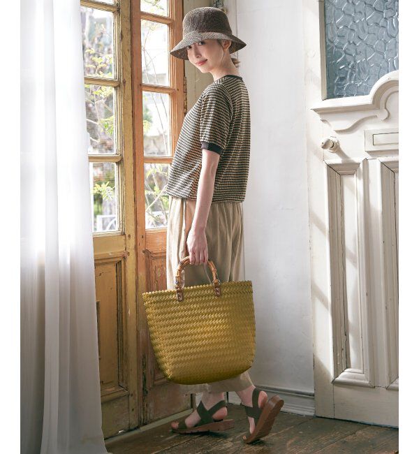 ikka「ハニカム柄ジャガードカットソー」|その他|