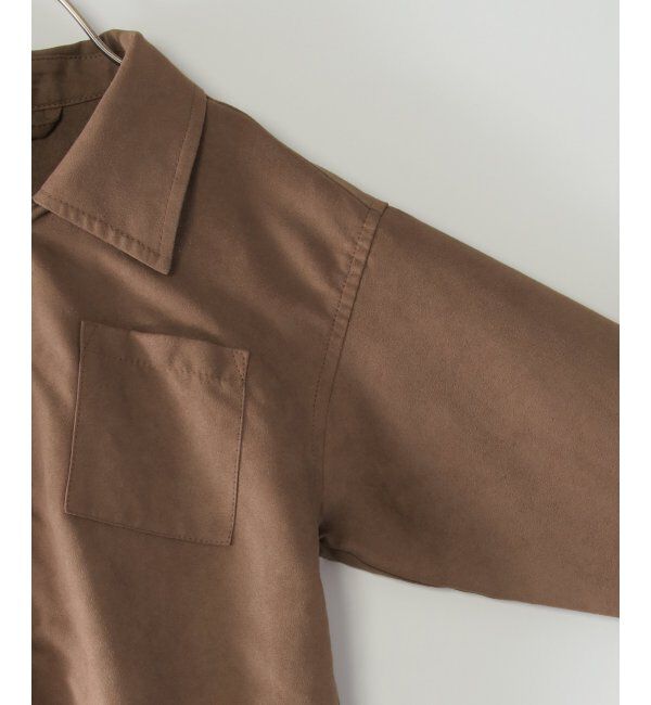 ikka kids「【親子おそろい】フェイクスエードシャウター」|シャツ・ブラウス|