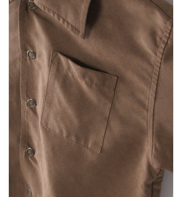 ikka kids「【親子おそろい】フェイクスエードシャウター」|シャツ・ブラウス|