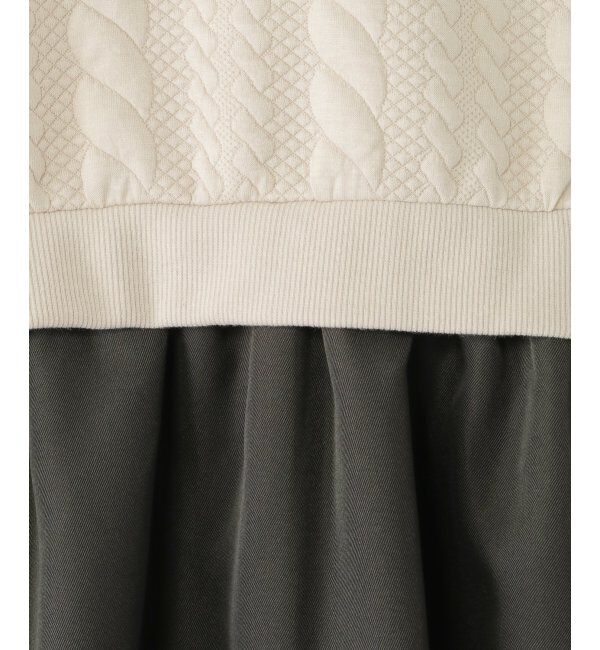 ikka kids「フクレJQDドッキングSKOP」|スカート|