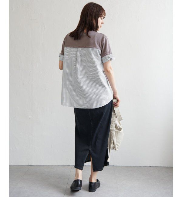 ikka「GOKU楽Iラインタイトスカート」|スカート|