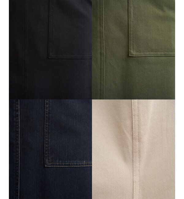 ikka「GOKU楽Iラインタイトスカート」|スカート|