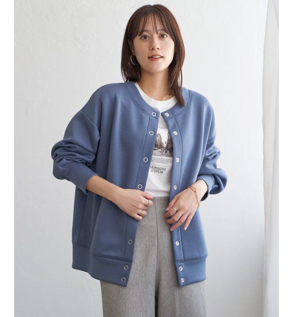 ikka「GOKU楽ダンボールカーディガン」|カーディガン|