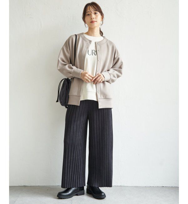 ikka「GOKU楽ダンボールカーディガン」|カーディガン|