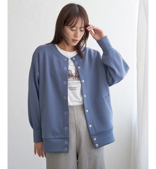 ikka「GOKU楽ダンボールカーディガン」|カーディガン|