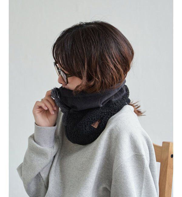 ikka「KRIFF MAYER 切替ネックウォーマー」|マフラー|