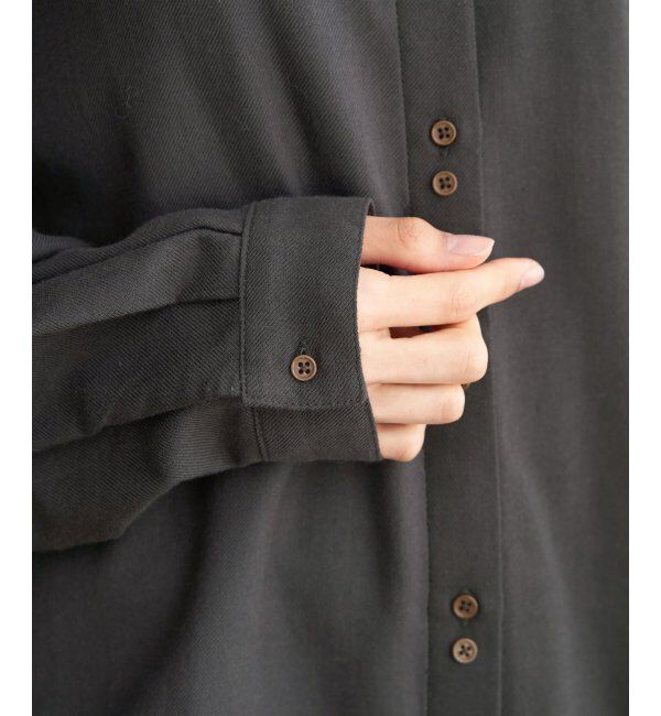 Lbc with Life「コットンRミニダブルボタンシャツ」|シャツ・ブラウス|