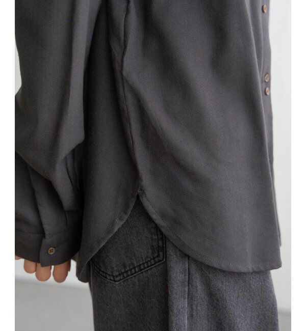 Lbc with Life「コットンRミニダブルボタンシャツ」|シャツ・ブラウス|