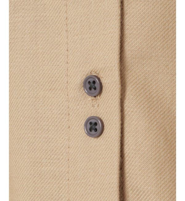 Lbc with Life「コットンRミニダブルボタンシャツ」|シャツ・ブラウス|