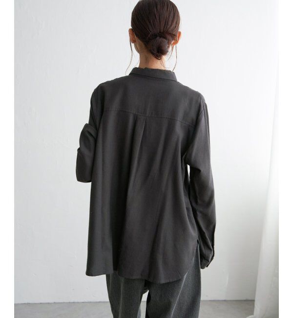 Lbc with Life「コットンRミニダブルボタンシャツ」|シャツ・ブラウス|