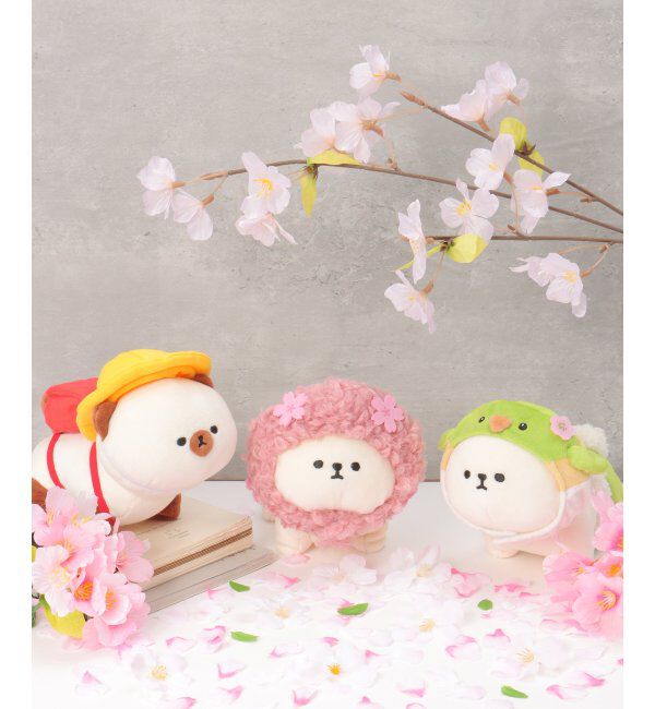 Lbc with Life「PLUFFY かぶりもの ウグイスパンツセット」|クッション・クッションカバー|