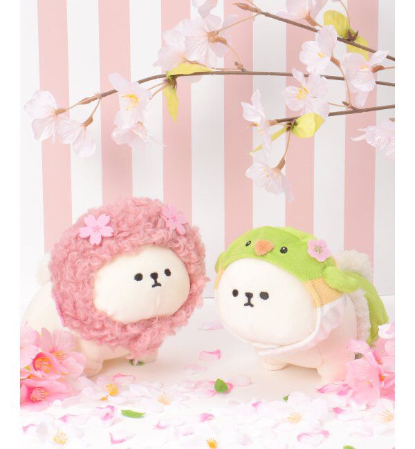 Lbc with Life「PLUFFY かぶりもの ウグイスパンツセット」|クッション・クッションカバー|