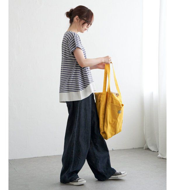 Lbc with Life「Aライン裾切り替えカットソー」|その他|