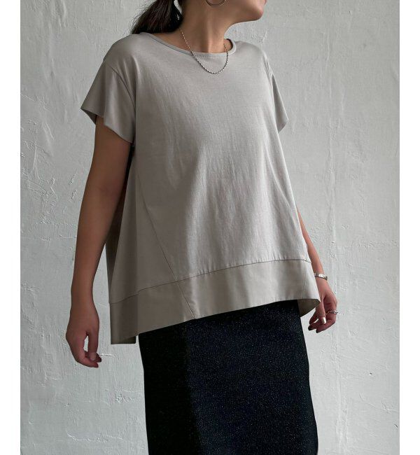Lbc with Life「Aライン裾切り替えカットソー」|その他|