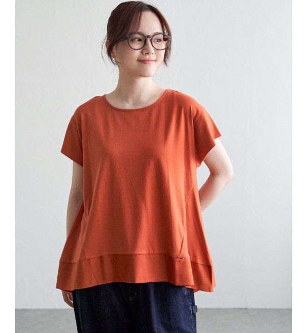 Lbc with Life「Aライン裾切り替えカットソー」|その他|