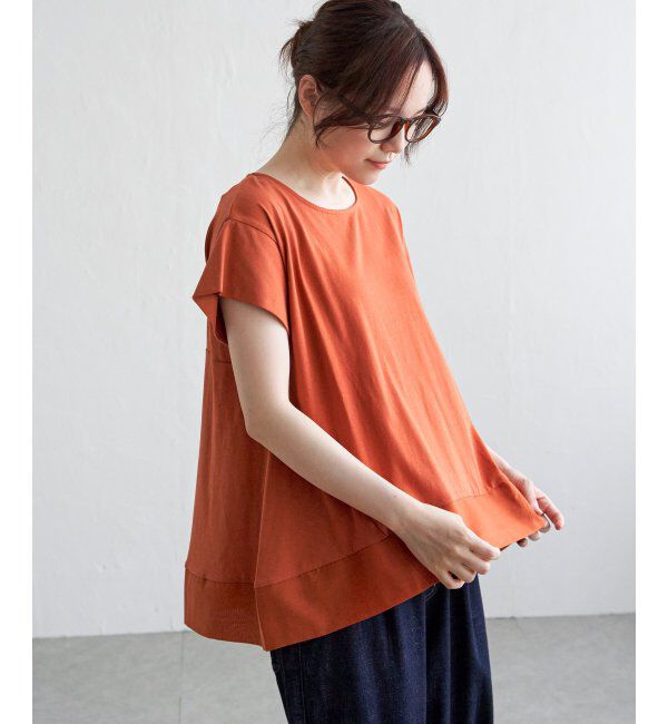 Lbc with Life「Aライン裾切り替えカットソー」|その他|