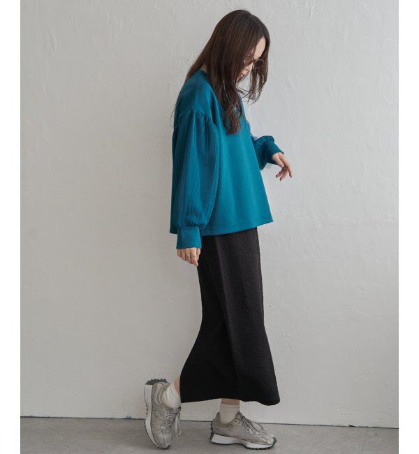 Lbc with Life「ポンチ袖チュールレイヤープルオーバー」|その他|