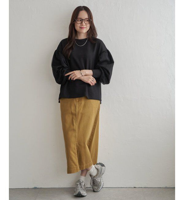 Lbc with Life「ポンチ袖チュールレイヤープルオーバー」|その他|