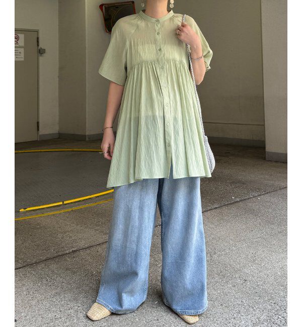 Lbc with Life「ティアードギャザーチュニック」|シャツ・ブラウス|