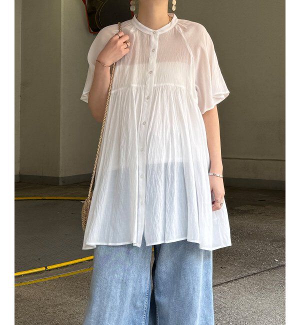 Lbc with Life「ティアードギャザーチュニック」|シャツ・ブラウス|