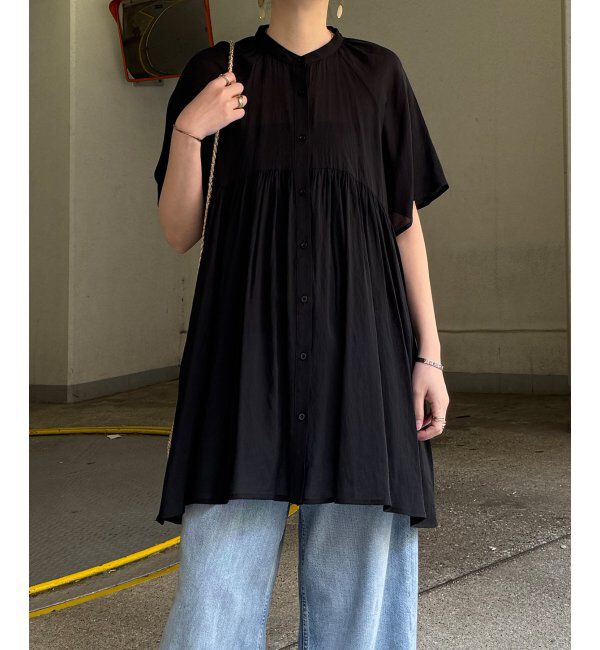 Lbc with Life「ティアードギャザーチュニック」|シャツ・ブラウス|