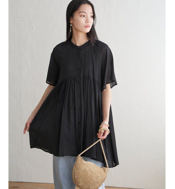 Lbc with Life「ティアードギャザーチュニック」|シャツ・ブラウス|