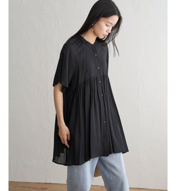 Lbc with Life「ティアードギャザーチュニック」|シャツ・ブラウス|