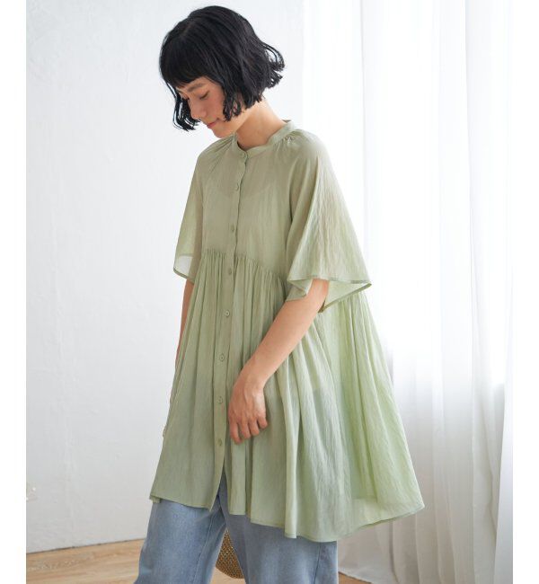 Lbc with Life「ティアードギャザーチュニック」|シャツ・ブラウス|