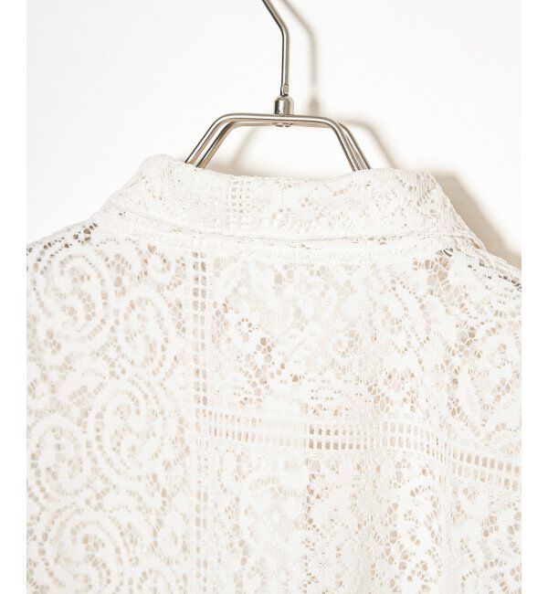 Lbc with Life「総レースシャツジャケット」|ブルゾン・スタジャン|