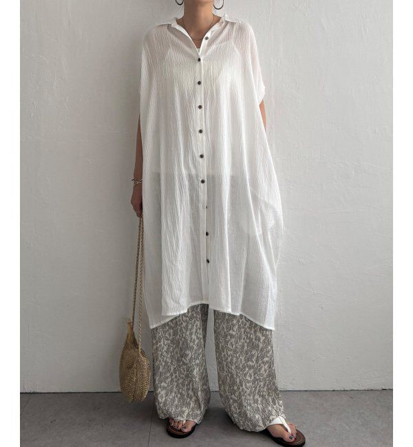 Lbc with Life「ボタニカルプリントプリーツパンツ」|その他|