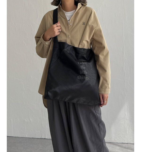 Lbc with Life「洗える合皮ワンショルダーバッグ」|その他|