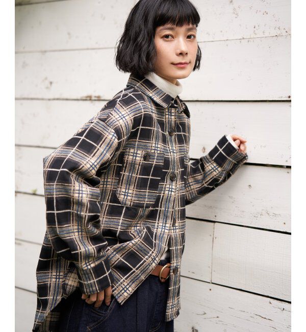 Lbc with Life「モールチェックCPOシャツ」|シャツ・ブラウス|