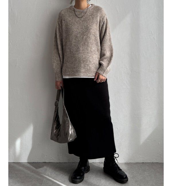 Lbc with Life「モヘヤタッチラウンドヘムPO」|カーディガン|