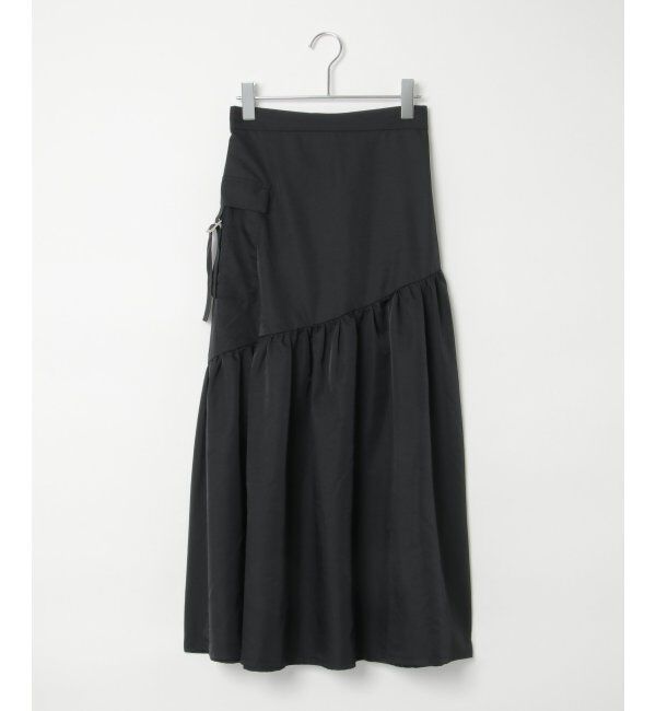 VENCE share style「ナイロンティアードミリタリースカート」|スカート|