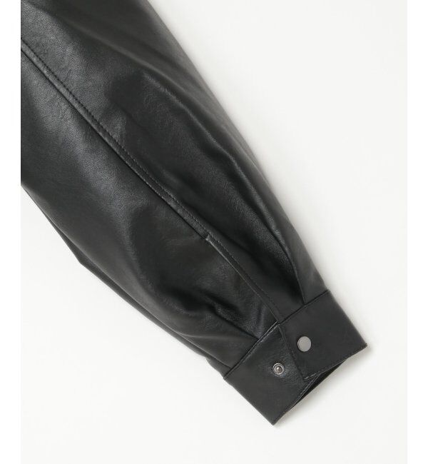 VENCE share style「合皮ショートジャケット」|ブルゾン・スタジャン|