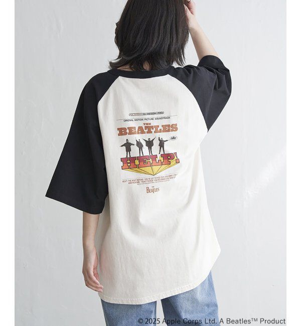 VENCE share style「THE BEATLES ザ ビートルズ HELPラグランTシャツ」|Tシャツ・カットソー|