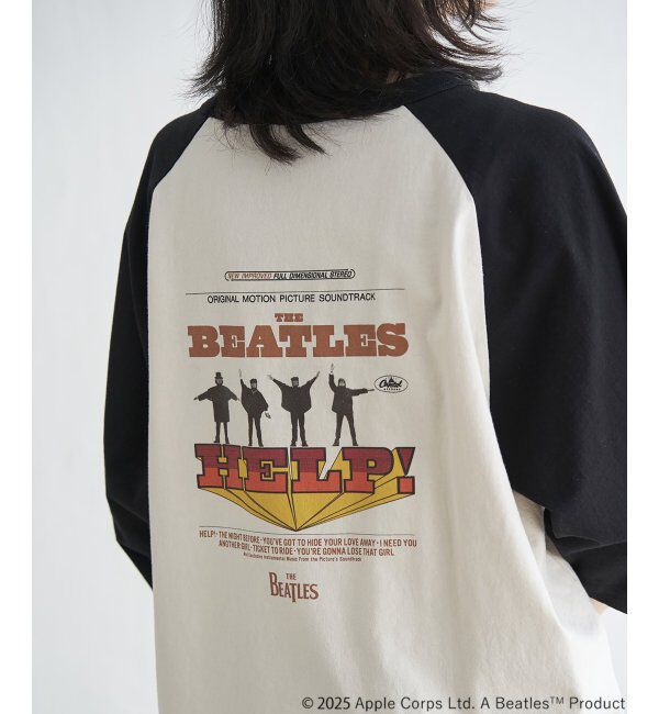 VENCE share style「THE BEATLES ザ ビートルズ HELPラグランTシャツ」|Tシャツ・カットソー|