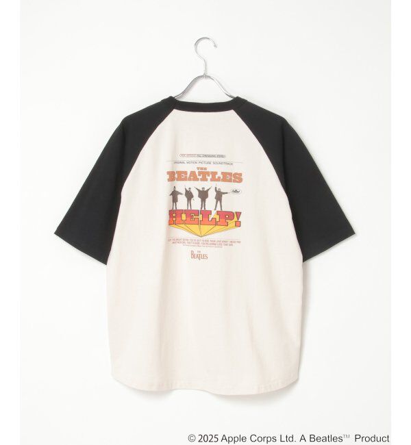 VENCE share style「THE BEATLES ザ ビートルズ HELPラグランTシャツ」|Tシャツ・カットソー|