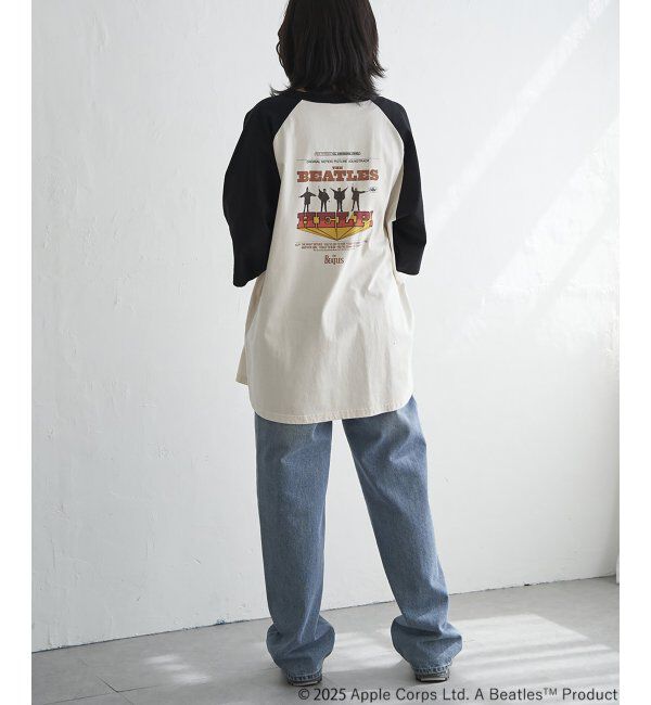 VENCE share style「THE BEATLES ザ ビートルズ HELPラグランTシャツ」|Tシャツ・カットソー|