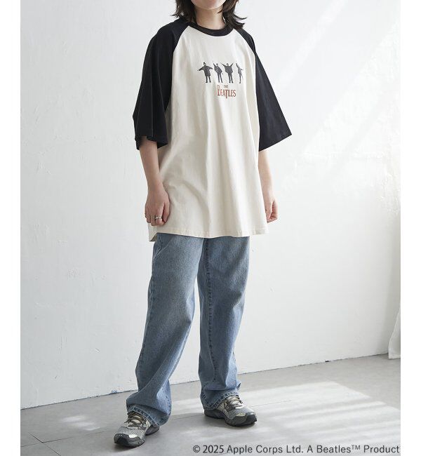VENCE share style「THE BEATLES ザ ビートルズ HELPラグランTシャツ」|Tシャツ・カットソー|